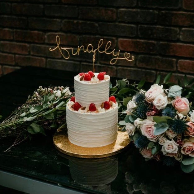Miniature Two Tier Wedding Cake